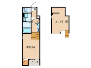 ヴィオラ大幸【2階】の間取り