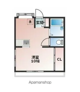 コーポヤマ【2階】の間取り