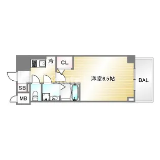 ワールドアイ神戸ハーバーランドIII【2階】の間取り