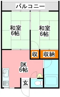 OMコーポ I・II【1階】の間取り