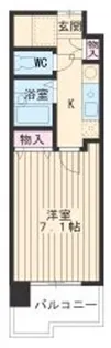 モナティス那古野【2階】の間取り