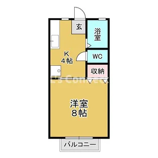 サンライフ川平【2階】の間取り