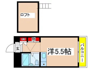 パ-セク稲田堤【2階】の間取り