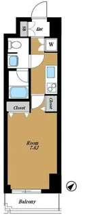 パレステュディオ渋谷本町【2階】の間取り