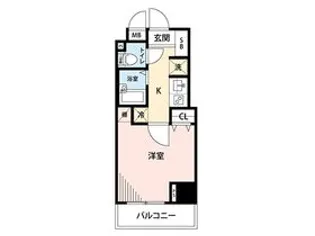 メインステージ西新宿【10階】の間取り