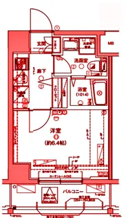 フロンティア横濱EAST【2階】の間取り