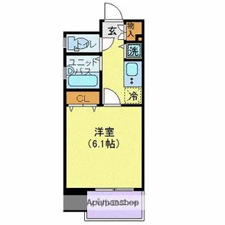 ヴィーダ日本橋EAST【6階】の間取り