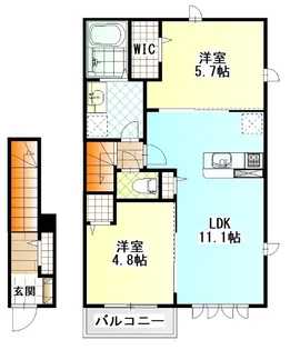 Maison de Tomizu【2階】の間取り