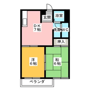 フォーブル稲沢【2階】の間取り
