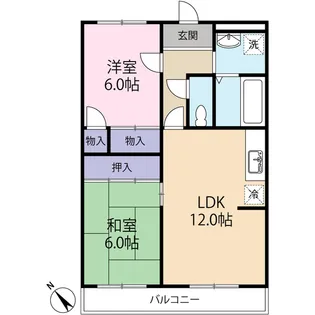 アーバンヒル八王子III【1階】の間取り