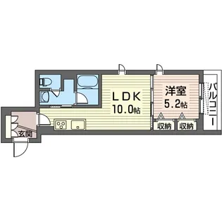 Lotus Branches【2階】の間取り