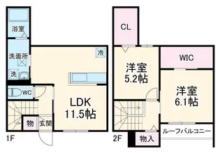 BLOOM COURTの間取り