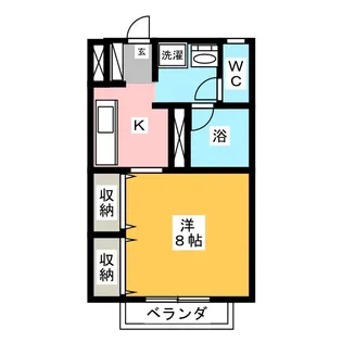 サングレース【1階】の間取り