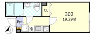 ルノン平井【3階】の間取り