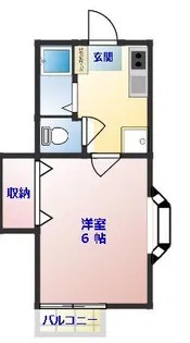 リヴェール仙川【1階】の間取り