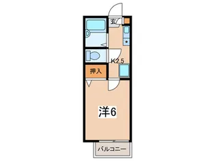 フレグランス二俣川【2階】の間取り