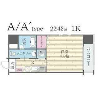 HF河原町二条レジデンス【3階】の間取り