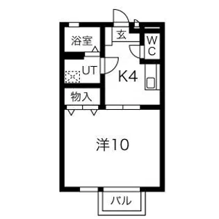 エミネンスB棟【2階】の間取り