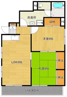 ニュースターハイツ浦安【1階】の間取り