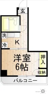 ベルザ大森南【3階】の間取り