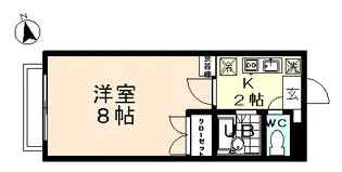 アイビー五福【1階】の間取り