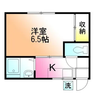 ヒルサイドハイツ【1階】の間取り