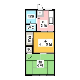 高山荘【1階】の間取り