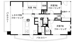 サニーイースト西馬込【2階】の間取り