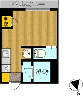 エクセレント片淵(南向き) ~長崎大学経済学部キャンパス近く~【2階】の間取り