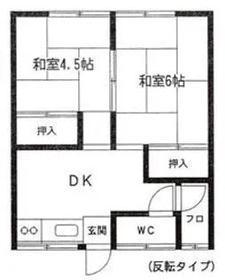 正栄荘【2階】の間取り