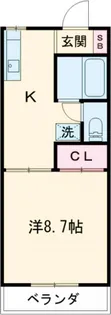 橘ハイツ【2階】の間取り