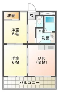 ピュアセゾン【2階】の間取り
