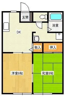 サン・シティー福永【2階】の間取り