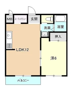 ロマニー【2階】の間取り