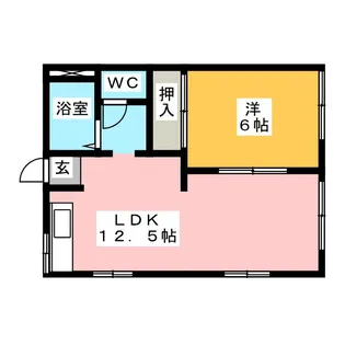 フローラル百合【1階】の間取り