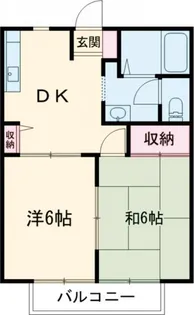 フレンド宝木A【1階】の間取り