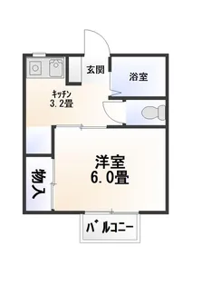パークサイドプレジール【1階】の間取り