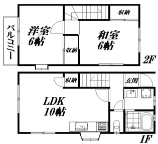 静岡県浜松市中央区蜆塚4【一戸建】の間取り