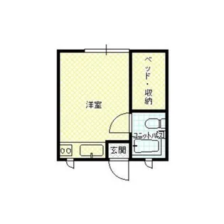 1Kの間取り画像