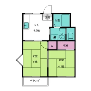 チェリーハイツ【2階】の間取り
