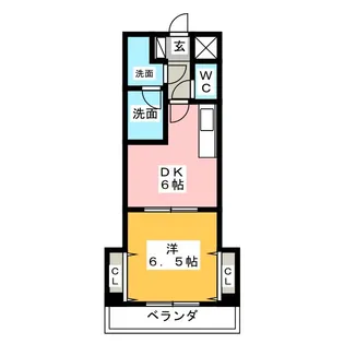 パールハウス愛【2階】の間取り