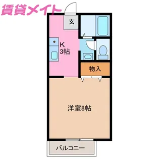 ジェムフォレスト D棟【2階】の間取り