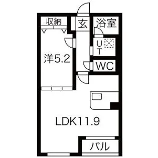 愛知県名古屋市千種区城山町1【マンション】の間取り