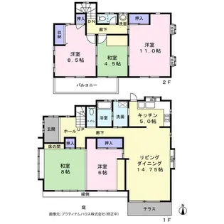 神奈川県鎌倉市関谷【一戸建】の間取り
