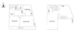 宮城県仙台市青葉区小松島4【一戸建】の間取り