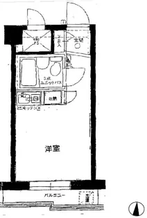スカイコート大森【5階】の間取り