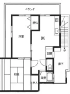 シルクハイツ【3階】の間取り