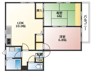 フレグランス笹口 C棟【1階】の間取り