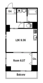 アレンデール鍛冶屋町【5階】の間取り