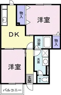 ルミエール【1階】の間取り